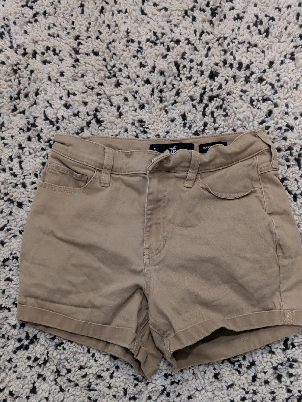 Hollister Tan Women's Casual Cotton Bermuda Shorts Size 5-w27